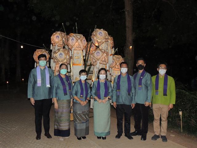 คณะเภสัชศาสตร์ มหาวิทยาลัยพะเยา เข้าร่วมงาน “ต๋ามประทีปปูจา ลอยกระทงขมาสายนที สืบสานป๋าเวณียี่เป็ง”