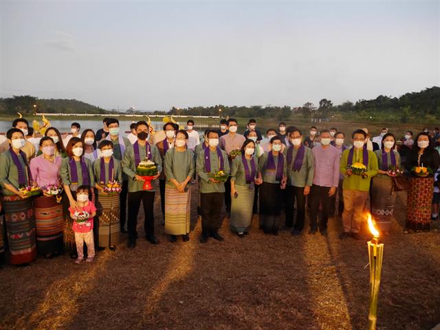 คณะเภสัชศาสตร์ มหาวิทยาลัยพะเยา เข้าร่วมงาน “ต๋ามประทีปปูจา ลอยกระทงขมาสายนที สืบสานป๋าเวณียี่เป็ง”