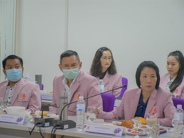 วิทยาลัยการศึกษา ต้อนรับคณะผู้บริหารมหาวิทยาลัยพะเยา เนื่องในกิจกรรมสภากาแฟสัญจร