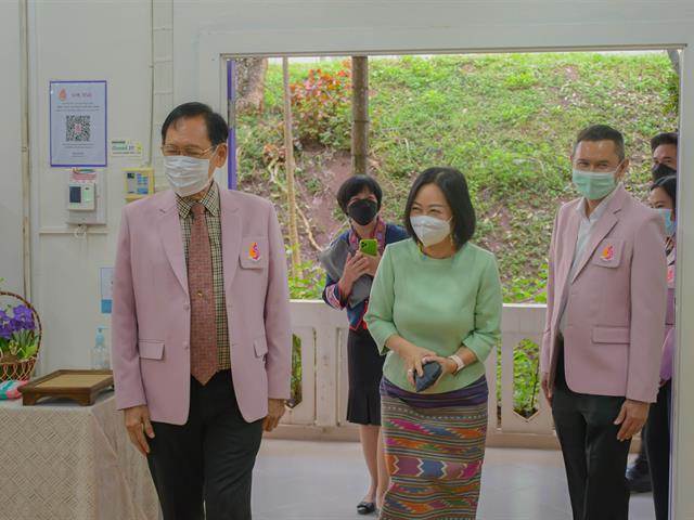 วิทยาลัยการศึกษา ต้อนรับคณะผู้บริหารมหาวิทยาลัยพะเยา เนื่องในกิจกรรมสภากาแฟสัญจร