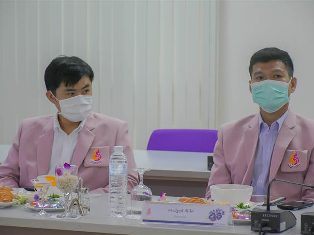 วิทยาลัยการศึกษา ต้อนรับคณะผู้บริหารมหาวิทยาลัยพะเยา เนื่องในกิจกรรมสภากาแฟสัญจร