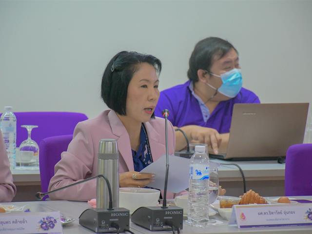 วิทยาลัยการศึกษา ต้อนรับคณะผู้บริหารมหาวิทยาลัยพะเยา เนื่องในกิจกรรมสภากาแฟสัญจร