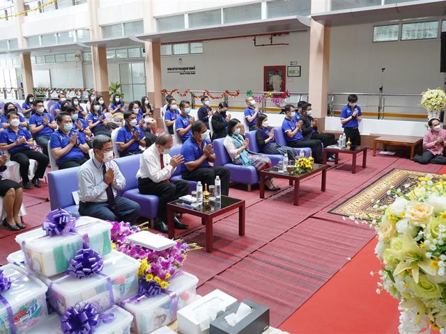 คณะสาธารณสุขศาสตร์ มหาวิทยาลัยพะเยา  จัดพิธีทำบุญเนื่องในวันครบรอบ ๑ ปี วันคล้ายวันสถาปนาและเนื่องในวันขึ้นปีใหม่