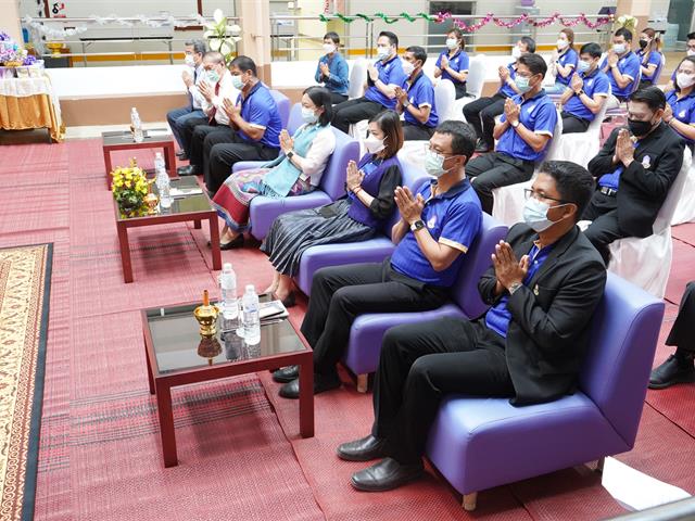 คณะสาธารณสุขศาสตร์ มหาวิทยาลัยพะเยา  จัดพิธีทำบุญเนื่องในวันครบรอบ ๑ ปี วันคล้ายวันสถาปนาและเนื่องในวันขึ้นปีใหม่