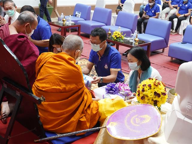 คณะสาธารณสุขศาสตร์ มหาวิทยาลัยพะเยา  จัดพิธีทำบุญเนื่องในวันครบรอบ ๑ ปี วันคล้ายวันสถาปนาและเนื่องในวันขึ้นปีใหม่
