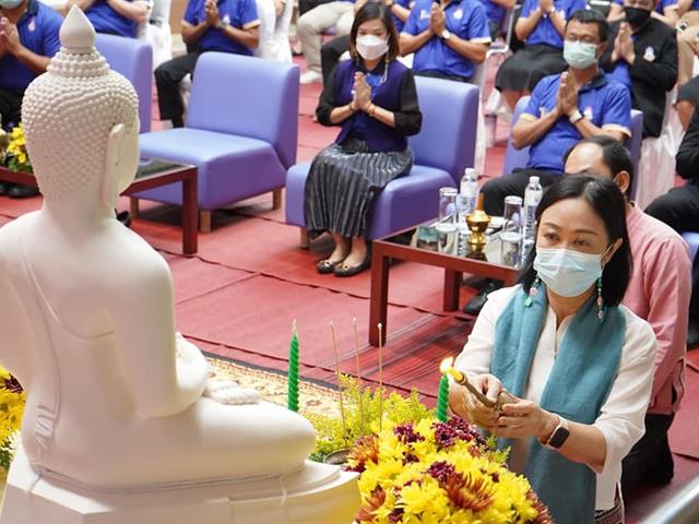คณะสาธารณสุขศาสตร์ มหาวิทยาลัยพะเยา ได้จัดพิธีทำบุญเนื่องใน วันครบรอบ 1 ปี วันคล้ายวันสถาปนาและเนื่องในวันขึ้นปีใหม่ 