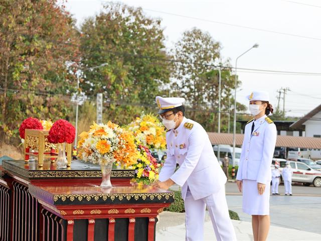คณะเภสัชศาสตร์ เข้าร่วมในพิธีวางพานพุ่มวันยุทธหัตถีสมเด็จพระนเรศวรมหาราช