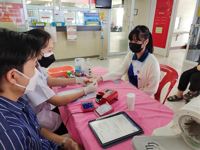 คณะสหเวชศาสตร์ มหาวิทยาลัยพะเยา รับบริจาคโลหิต