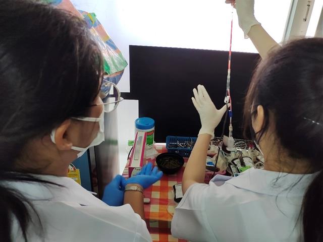 คณะสหเวชศาสตร์ มหาวิทยาลัยพะเยา รับบริจาคโลหิต