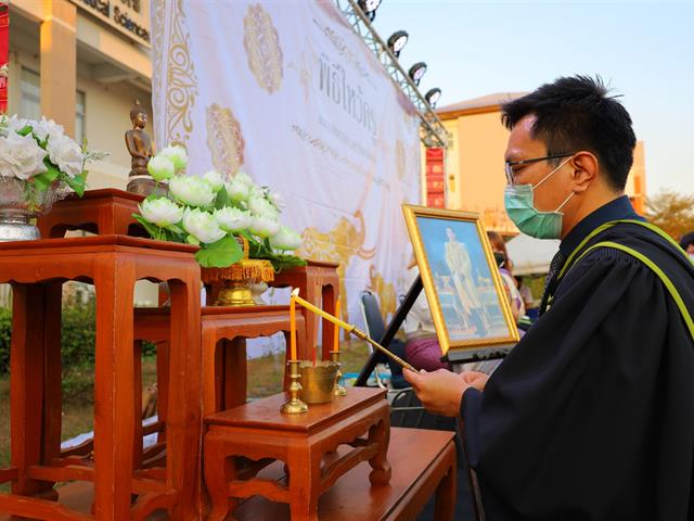 สโมสรนิสิตคณะเภสัชศาสตร์ มหาวิทยาลัยพะเยา จัดงานพิธีไหว้ครู คณะเภสัชศาสตร์ ประจำปีการศึกษา 2565