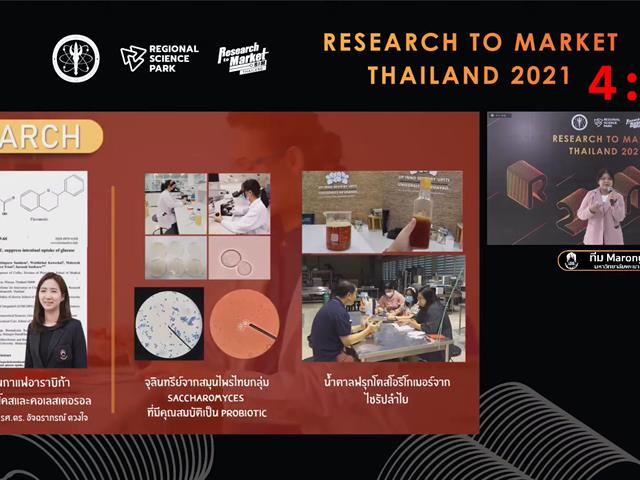 คณะวิทยาศาสตร์การแพทย์ Research to Market รอบระดับประเทศ 
