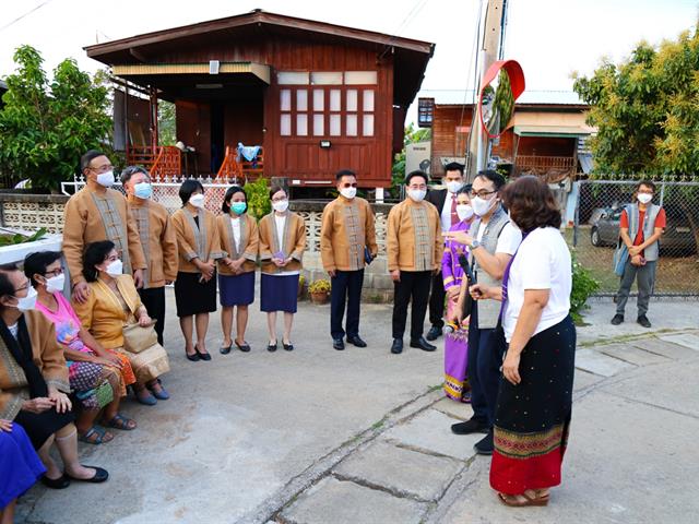 การประชุมสภามหาวิทยาลัยพะเยา พร้อมเยี่ยมชุมโครงการ Cultural Mapping of Phayao ชุมชนกาดหล่ายต้า