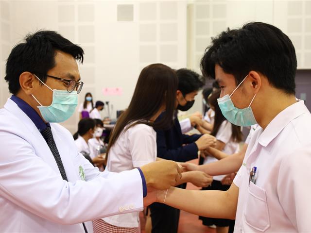 งานคุณภาพนิสิตและบูรณาการพันธกิจกับชุมชน  สโมสรนิสิตคณะเภสัชศาสตร์ มหาวิทยาลัยพะเยา