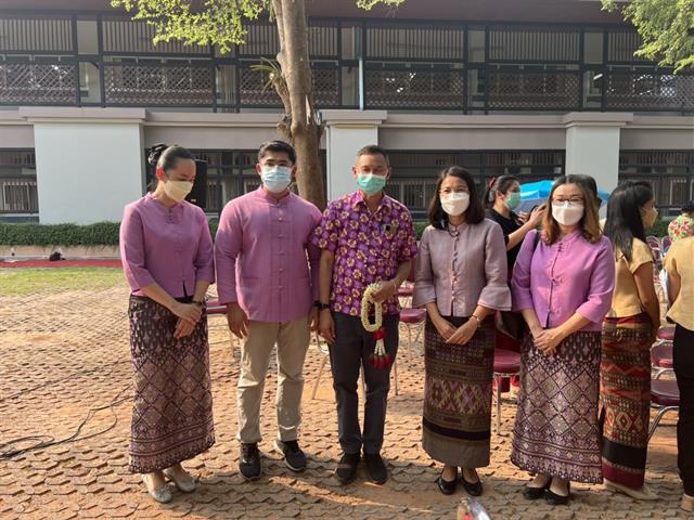 พิธีสระเกล้าดำหัวอธิการบดีและผู้อาวุโส เนื่องในเทศกาลสงกรานต์มหาวิทยาลัยพะเยา ประจำปี 2565