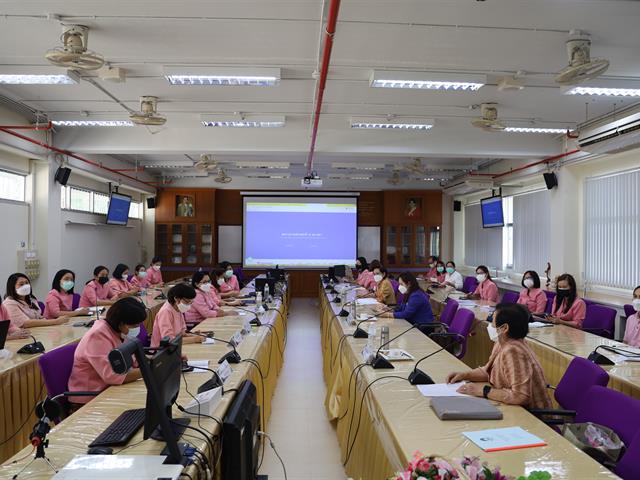 คณะกรรมการตรวจเยี่ยมและประเมินสถาบันการศึกษา จากสภาการพยาบาล ณ ห้องประชุม 1 คณะพยาบาลศาสตร์ มหาวิทยาลัยพะเยา