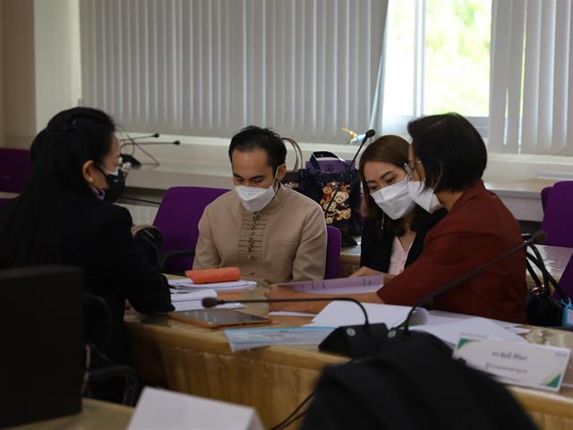 คณะกรรมการตรวจเยี่ยมและประเมินสถาบันการศึกษา จากสภาการพยาบาล ณ ห้องประชุม 1 คณะพยาบาลศาสตร์ มหาวิทยาลัยพะเยา