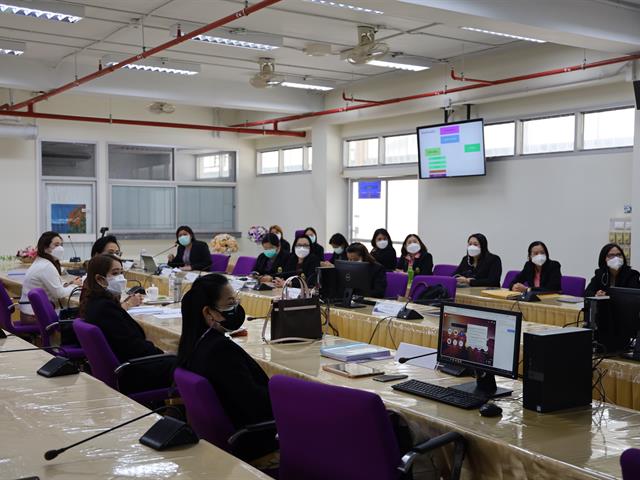 คณะกรรมการตรวจเยี่ยมและประเมินสถาบันการศึกษา จากสภาการพยาบาล ณ ห้องประชุม 1 คณะพยาบาลศาสตร์ มหาวิทยาลัยพะเยา