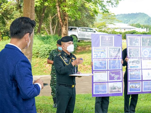 ตรวจพื้นที่เตรียมการรับเสด็จ