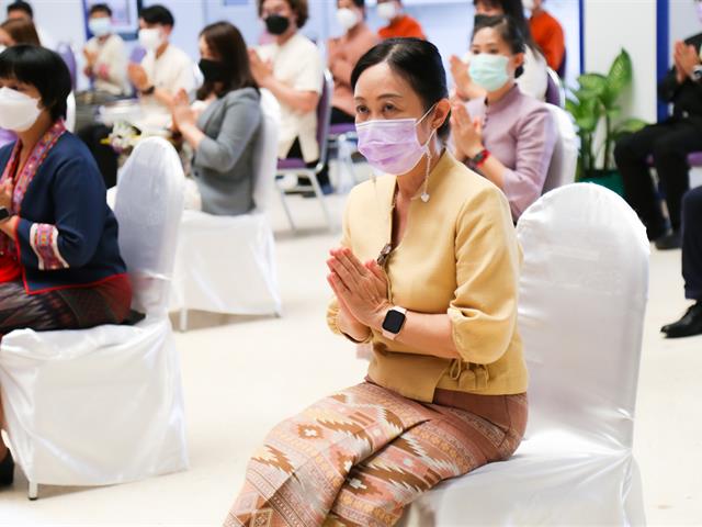 มหาวิทยาลัยพะเยาจัดพิธีสระเกล้าดำหัว นายกสภามหาวิทยาลัยพะเยา และกรรมการสภามหาวิทยาลัยผู้ทรงคุณวุฒิ เนื่องในเทศกาลสงกรานต์