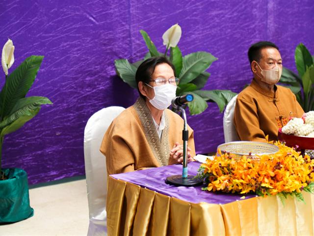 มหาวิทยาลัยพะเยาจัดพิธีสระเกล้าดำหัว นายกสภามหาวิทยาลัยพะเยา และกรรมการสภามหาวิทยาลัยผู้ทรงคุณวุฒิ เนื่องในเทศกาลสงกรานต์