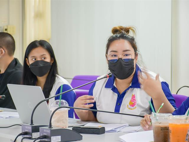 วิทยาลัยการศึกษา จัดประชุมสโมสรนิสิต เพื่อแถลงนโยบายและทิศทางการพัฒนาวิทยาลัยการศึกษา ด้านการพัฒนาคุณภาพนิสิต 