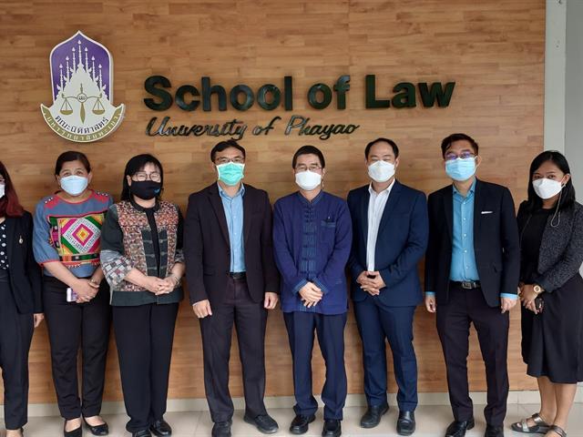 คณะนิติศาสตร์ มหาวิทยาลัยพะเยา ต้อนรับคณะกรรมการสิทธิมนุษยชนแห่งชาติ  ในการประชุมคณะกรรมการอำนวยการศูนย์ศึกษาและประสานงานด้านสิทธิมนุษยชน ในภูมิภาค  มหาวิทยาลัยพะเยา เพื่อร่วมหารือแนวทางการขับเคลื่อนการดำเนินงาน และรายงานผลการดำเนินงานของศูนย์