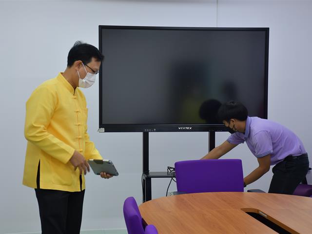 วิทยาลัยการศึกษา เตรียมความพร้อมห้องเรียนระดับบัณฑิตศึกษา และสื่อโสตทัศนูปกรณ์ก่อนเปิดภาคการศึกษาต้น ปีการศึกษา 2565