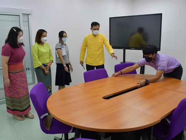 วิทยาลัยการศึกษา เตรียมความพร้อมห้องเรียนระดับบัณฑิตศึกษา และสื่อโสตทัศนูปกรณ์ก่อนเปิดภาคการศึกษาต้น ปีการศึกษา 2565
