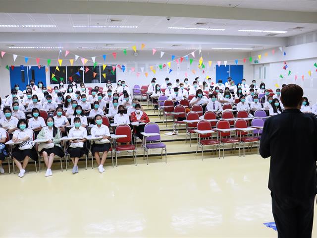 คณะเกษตรศาสตร์และทรัพยากรธรรมชาติ มหาวิทยาลัยพะเยา งานกิจการนิสิต จัดโครงการ "ปฐมนิเทศนิสิตชั้นปีที่ 1 และนิสิตพบผู้บริหารของคณะฯ"