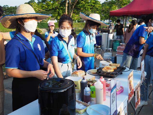 คณะสหเวชศาสตร์ มหาวิทยาลัยพะเยา สโมสรนิสิตคณะสหเวชศาสตร์  Street Art : Food & Green
