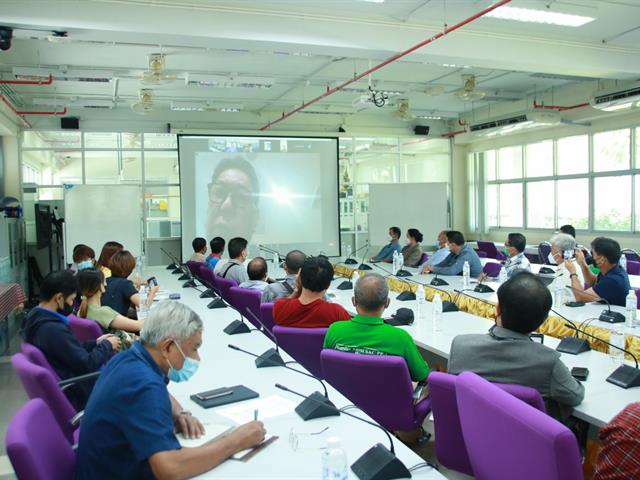 คณะเกษตรศาสตร์และทรัพยากรธรรมชาติ จัดการ " เสวนารับฟังความคิดเห็นผู้มีส่วนได้เสีย (stakeholder) โครงการ “การพัฒนาเครือข่ายชุมชนนวัตกรรมสําหรับการผลิตกระบือคุณภาพเพื่อการค้าภายในและต่างประเทศ” "