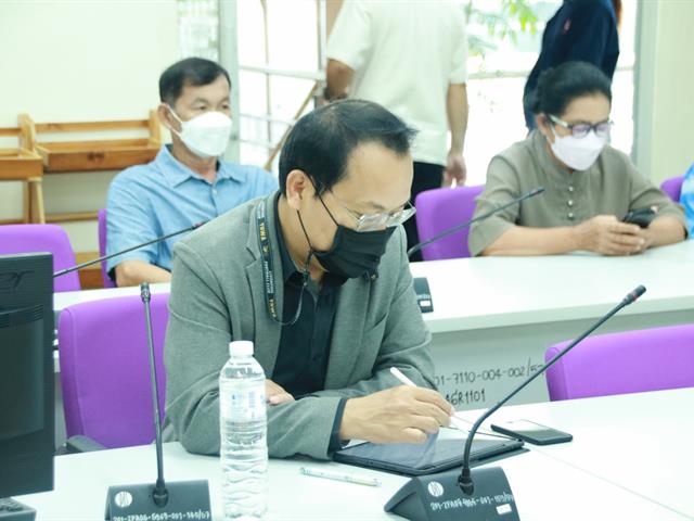 คณะเกษตรศาสตร์และทรัพยากรธรรมชาติ จัดการ " เสวนารับฟังความคิดเห็นผู้มีส่วนได้เสีย (stakeholder) โครงการ “การพัฒนาเครือข่ายชุมชนนวัตกรรมสําหรับการผลิตกระบือคุณภาพเพื่อการค้าภายในและต่างประเทศ” "
