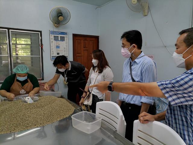 พัฒนาต่อยอดและยกระดับผลิตภัณฑ์กาแฟในพื้นที่พะเยา