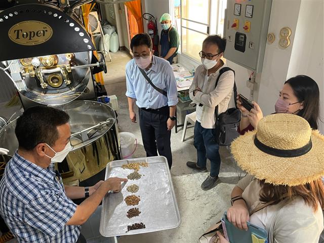 พัฒนาต่อยอดและยกระดับผลิตภัณฑ์กาแฟในพื้นที่พะเยา