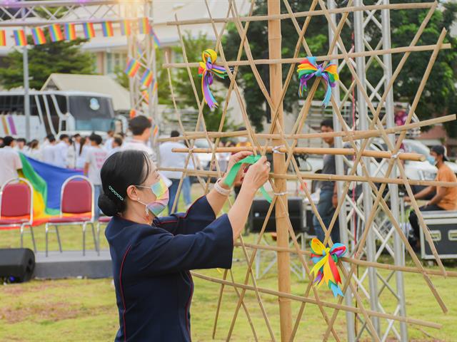 วิทยาลัยการศึกษา ร่วมกิจกรรม UP PRIDE & PROUD 2022 พหุ – สุนทรีย์ – ดนตรี – เท่าเทียม