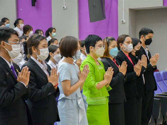 วิทยาลัยการศึกษา ร่วมกับสโมสรนิสิต จัดพิธีไหว้ครู ประจำปีการศึกษา 2565 “เสน่ห์ศิลป์ ถิ่นล้านนา คุรุนิสิตนิสิตา บูชาครู”