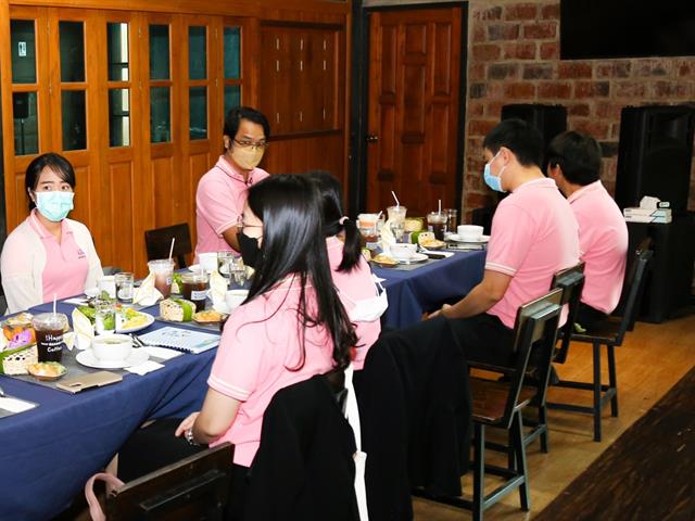สภากาแฟสัญจรสำนักงานอธิการบดี กองกฎหมาย กองทรัพย์สิน สภาพนักงาน และหน่วยตรวจสอบภายใน