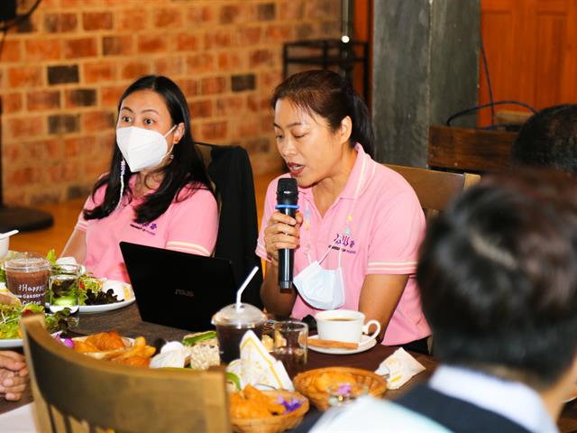 สภากาแฟสัญจรสำนักงานอธิการบดี กองกฎหมาย กองทรัพย์สิน สภาพนักงาน และหน่วยตรวจสอบภายใน