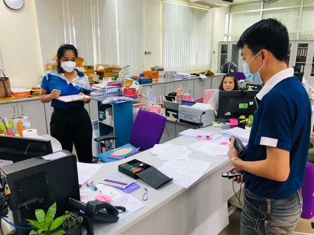 คณะสหเวชศาสตร์ ได้ทำการวัดค่าแสง และเสียง ในห้องสำนักงาน ภายใต้โครงการสำนักงานสีเขียว ประจำปี 2565