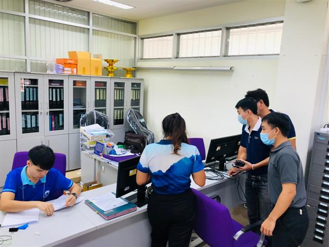 คณะสหเวชศาสตร์ ได้ทำการวัดค่าแสง และเสียง ในห้องสำนักงาน ภายใต้โครงการสำนักงานสีเขียว ประจำปี 2565