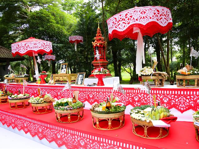 คณบดีคณะสหเวชศาสตร์ ร่วมพิธีไหว้ครูสล่าและไหว้ครูพื้นเมือง (ไหว้ครูกิ๋นอ้อพญา) ของคณะสถาปัตยกรรมศาสตร์และศิลปกรรมศาสตร์ มหาวิทยาลัยพะเยา