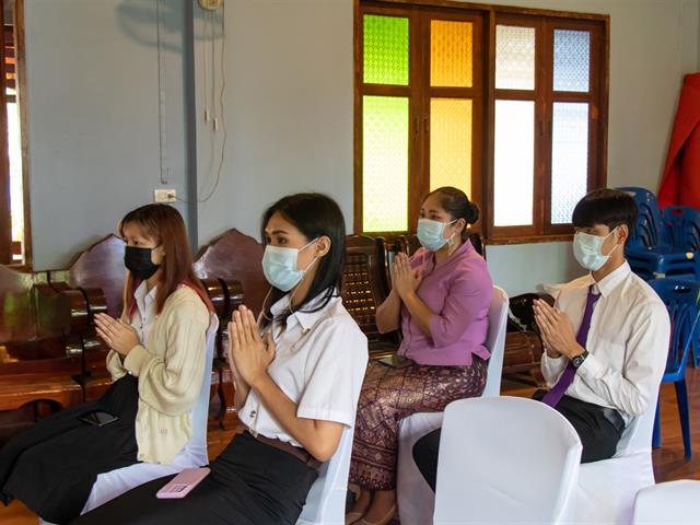 คณะศิลปศาสตร์จัดโครงการถวายเทียนส่องธรรม เนื่องในโอกาสวันอาสาฬหบูชาและวันเข้าพรรษา ๒๕๖๕