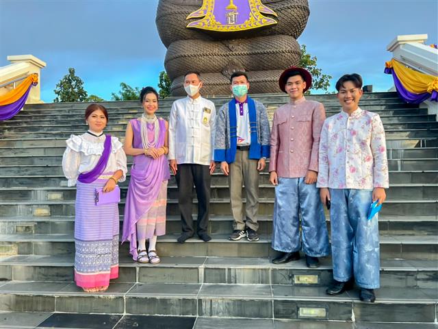 วิทยาลัยการศึกษา ร่วมโครงการพิธีบวงสรวงสมเด็จพระนเรศวรมหาราชและประเพณีเดินเข้า ม. ประจำปีการศึกษา 2565