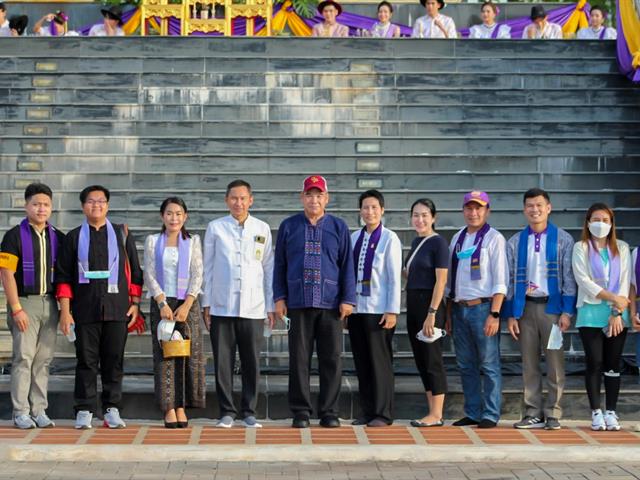 วิทยาลัยการศึกษา ร่วมโครงการพิธีบวงสรวงสมเด็จพระนเรศวรมหาราชและประเพณีเดินเข้า ม. ประจำปีการศึกษา 2565