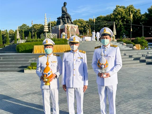 วิทยาลัยการศึกษา เข้าร่วมพิธีวันสถาปนามหาวิทยาลัยพะเยา ครบรอบ 12 ปี ณ ลานพระบรมราชานุสาวรีย์ สมเด็จพระนเรศวรมหาราช หน้ามหาวิทยาลัยพะเยา