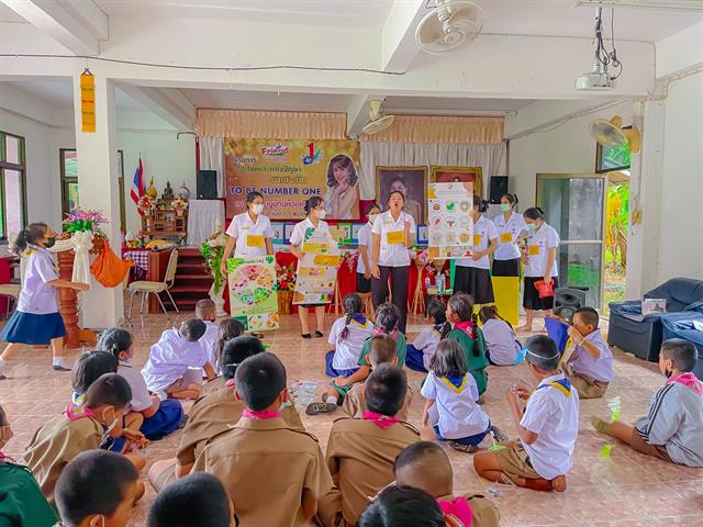 สาขาวิชาอนามัยชุมชน คณะสาธารณสุขศาสตร์ จัดโครงการส่งเสริมสุขอนามัยในโรงเรียน ปี 2565