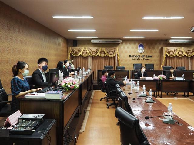 โปรแกรมวิชานิติศาสตร์พร้อมนิสิตจากคณะมนุษยศาสตร์และสังคมศาสตร์  มหาวิทยาลัยราชภัฎกำแพงเพชร