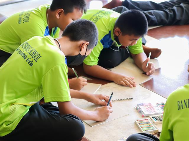 วิทยาลัยการศึกษา ดำเนินกิจกรรมค่ายนิสิตครูจิตอาสาพัฒนาชุมชน ณ โรงเรียนบ้านโพธิ์ทอง อำเภอดอกคำใต้ จังหวัดพะเยา 
