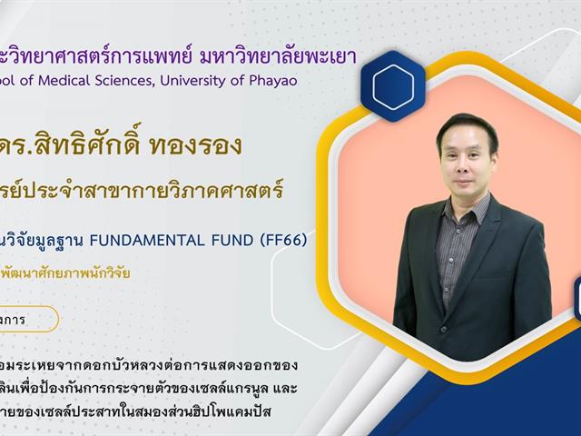 ทุนวิจัยมูลฐาน Fundamental Fund (FF66)