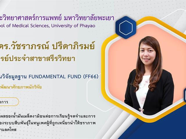 ทุนวิจัยมูลฐาน Fundamental Fund (FF66)